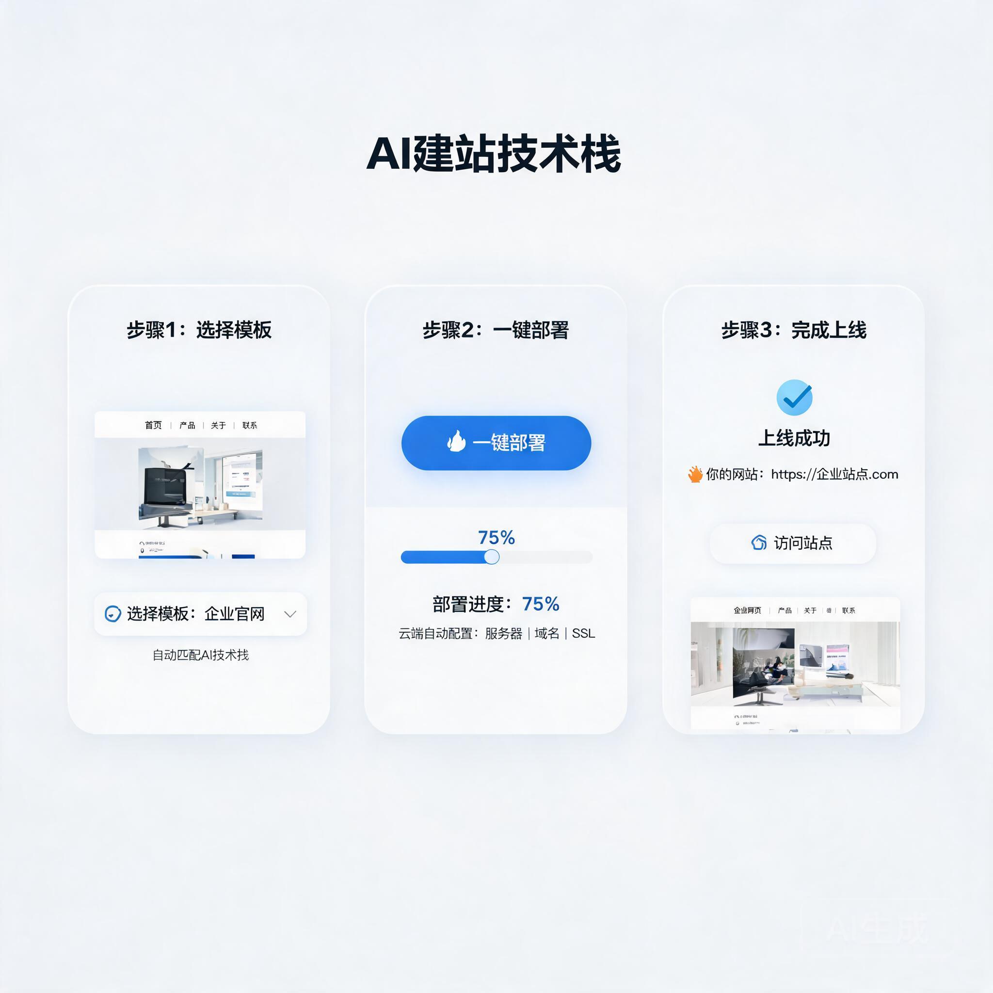 AI建站一键部署全攻略:实战教程与解析