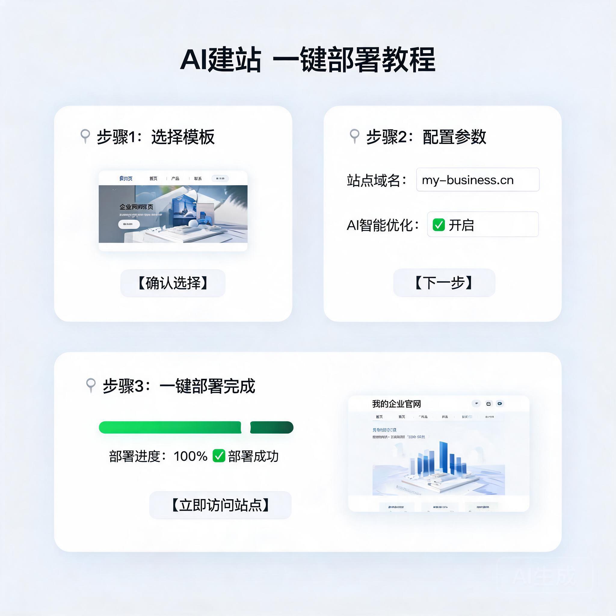 AI建站新纪元:深度解析一键部署教程与AI Website Builder