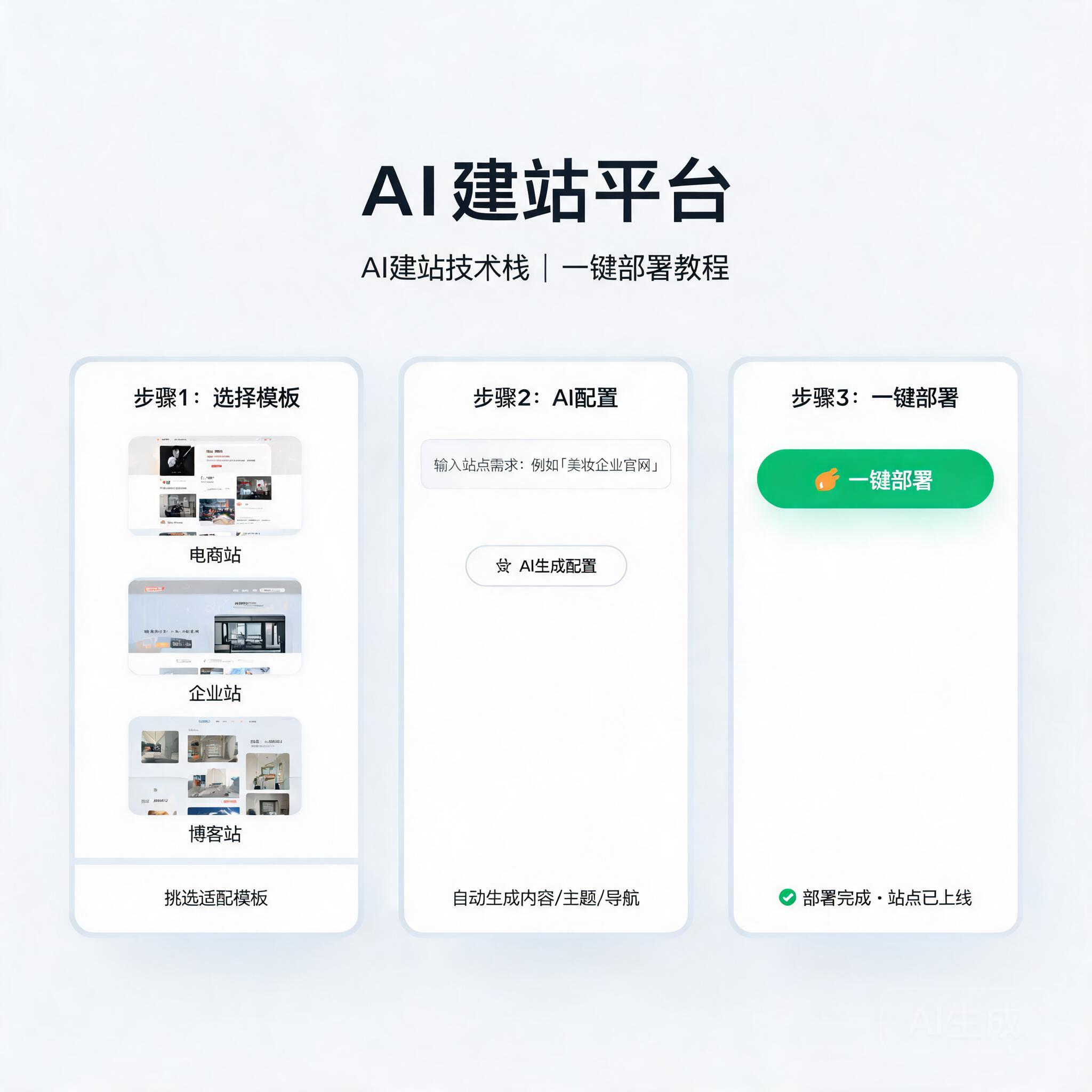 AI建站新纪元:一键部署全攻略