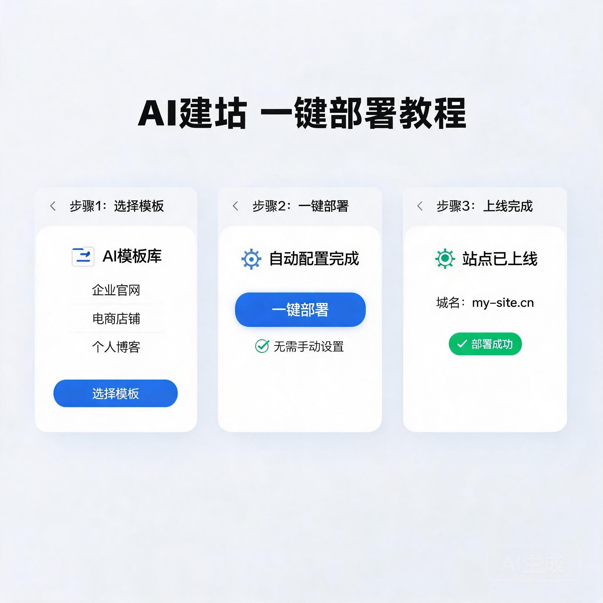 AI建站一键部署实战指南:GoDaddy Airo AI Builder与OpenClaw深度解析